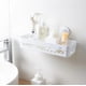 thumbnail image 4 of Estante De Baño Con Ventosas Sin Taladrar, Color Blanco, 4 of 10