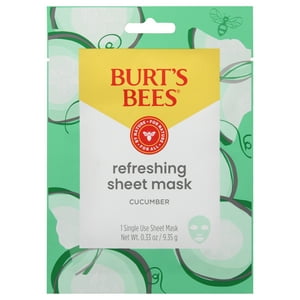 Burts Bees - Mascarilla De Hoja Refrescante - Pepino De Para Unisex - Mascarilla