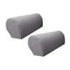 thumbnail image 3 of 2 Fundas Para Reposabrazos De Sofá, Lavables, Estirables, Para Sillón Reclinable, Color Gris Claro, 3 of 3