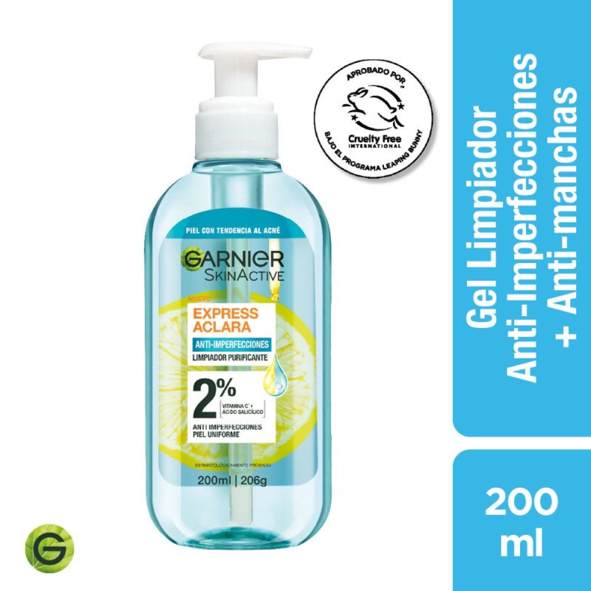 Gel De Limpieza Garnier Anti-imperfecciones Express Aclara