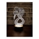 thumbnail image 1 of Lámpara Lamp By-Lamp 3D Lovers con base de madera hecha a mano, 1 of 4
