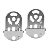 Magideal - Pedales Traseros Para Bicicleta, Estribo Plegable Para Bicicleta, Estribos Para Bicicleta Con Ranura En U De Acero, Reposapiés Para Reposapiés, Pedale