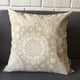 thumbnail image 2 of Funda Cojin Decorativo Diseño Mandalas Crema 45x45, 2 of 3