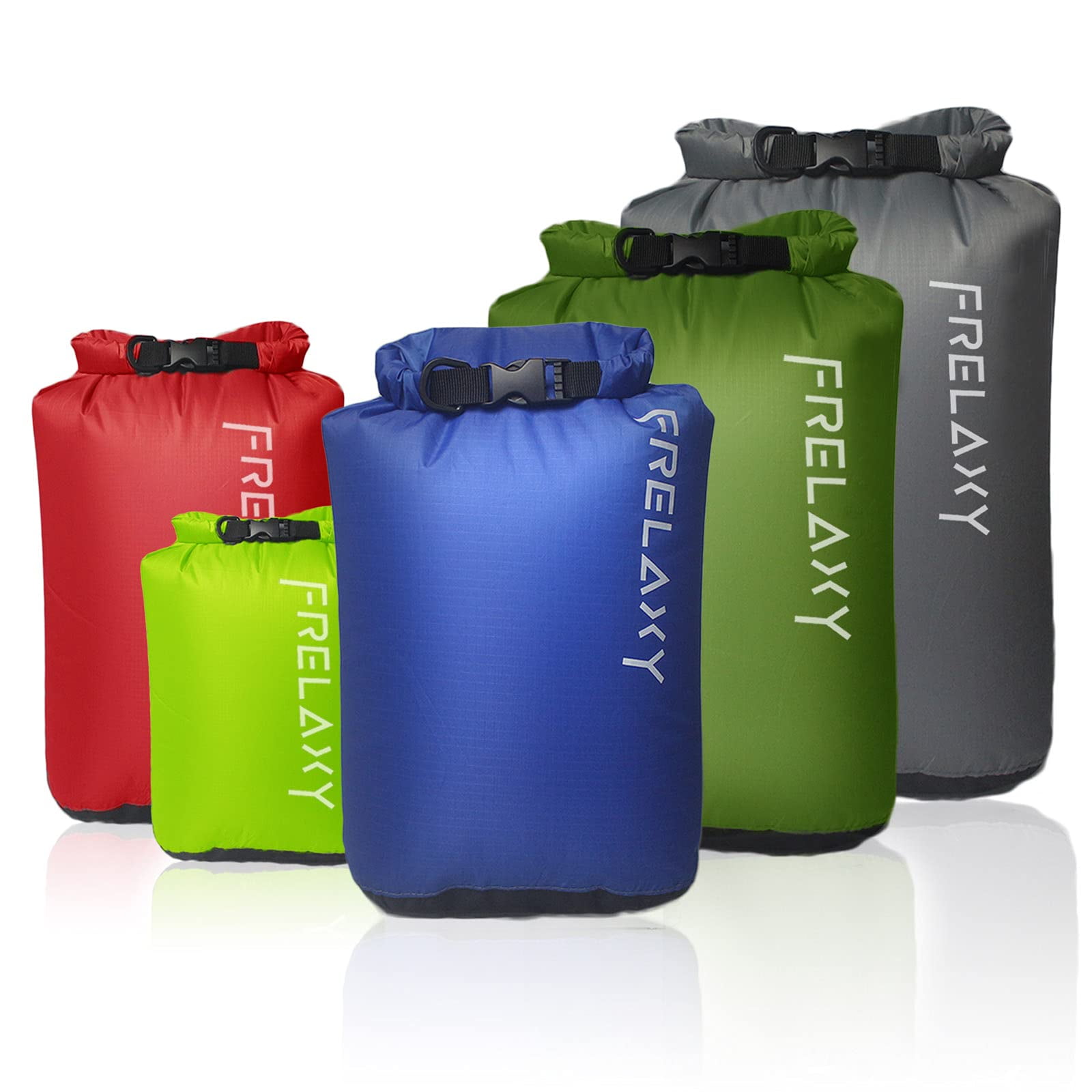 Bolsa Impermeable Frelaxy, Paquete De 3 O 5 Unidades, Ultraligera, Impermeable, 3l-20l