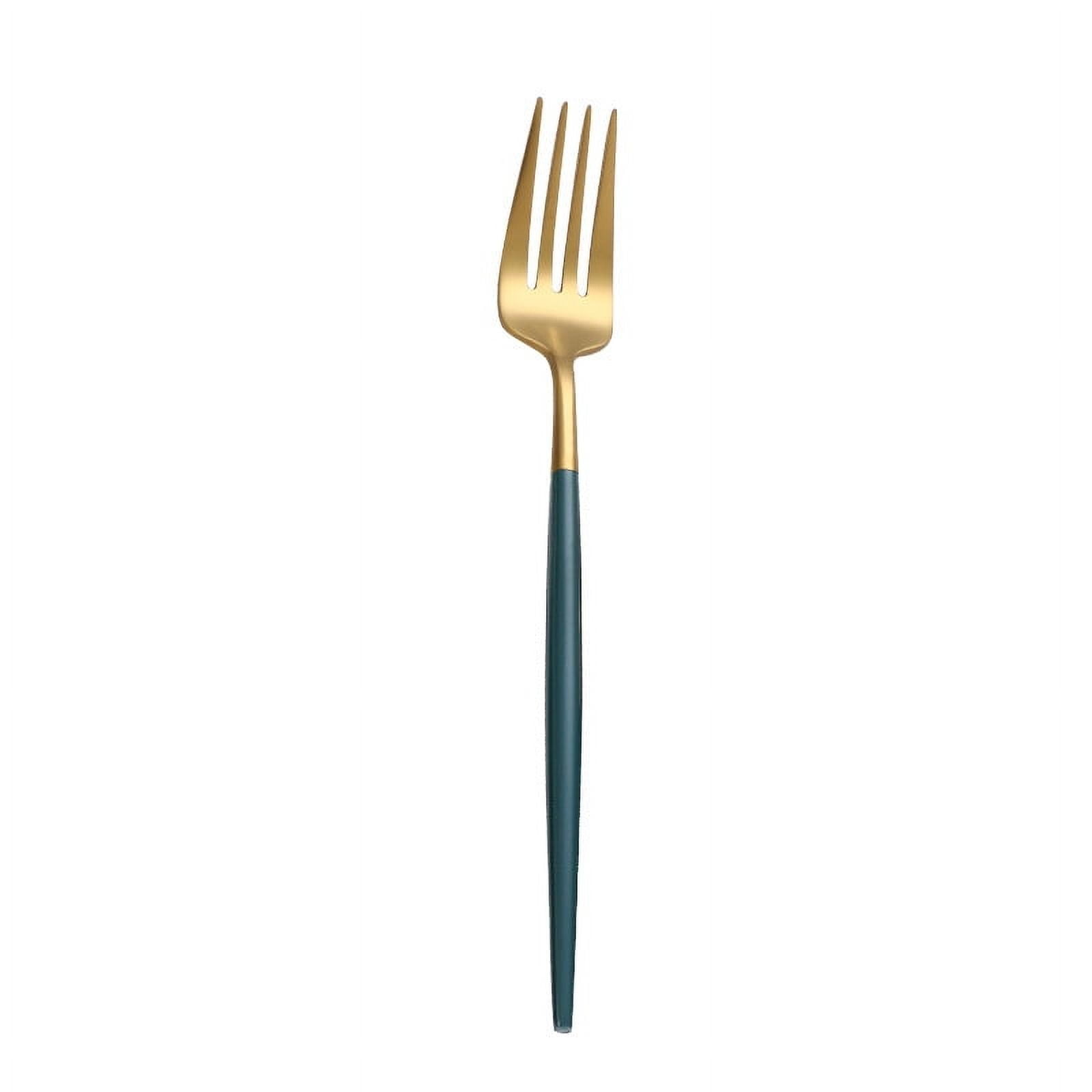 Xmhytop 4 Piezas Cubiertos De, Utensilios De Cocina Y Cubiertos Cotidianos,tenedor,gond Verde