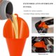 thumbnail image 5 of Embudo ZNDAW 2 unidades, cuello largo 29 cm, color naranja, plástico, 5 of 6