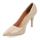 thumbnail image 3 of Zapato Mujer Taco Alto Verniz Flex Beige Vizzano, 3 of 3