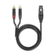 thumbnail image 1 of Coión De Audio Estéreo Xlr A Doble Hifi Blindada Para Grabadores 5m, 1 of 5