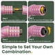 thumbnail image 4 of Candado para bicicleta Titanker, cable de 1,2 cm, 1,2 m, combinación, rosa, 4 of 8