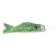 thumbnail image 3 of 40cm Carpa Japonesa Windsock Streamer Bandera De Pez Cometa Nobori Koinobori Verde, 3 of 3