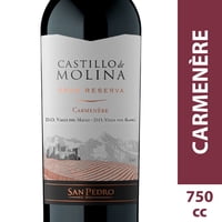 Vino Tinto Castillo De Molina Carmenere Gran Reserva Botella