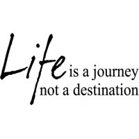 Rienda Libre Graphics - Decomural Life Is A Journey Inspirational Ws-34068