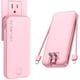 thumbnail image 1 of Cargador portátil Nusyddy de 12000 mAh con cable incorporado y enchufe de pared, 1 of 9