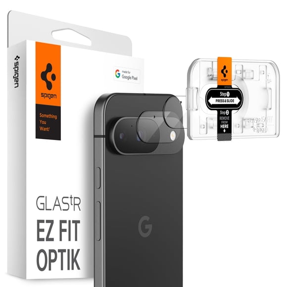 Protector de pantalla para lente de cámara Spigen GlaStar EZ Fit Pixel 9