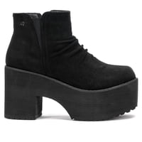 Botín Alto Mujer Negro Zahara Chinitown