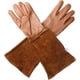 thumbnail image 2 of Guantes de jardinería de cuero para hombres y mujeres (con protección contra espinas), ideales para jardineros y agricultores., 2 of 7