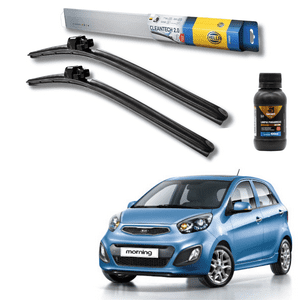 Plumillas Hella Cleantech Para Kia Morning 2011-2017