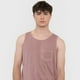 thumbnail image 3 of Polera Hombre Sin Mangas Slub Bolsillo Rosado Corona, 3 of 5