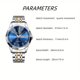 thumbnail image 4 of Reloj de Pulsera de Cuarzo para Hombre con Estilo - Impermeable, Doble Calendario, Reloj de Moda con Movimiento Preciso de Cuarzo - Ideal para Uso Diario, Negocios O Ocasiones Casuales, 4 of 6