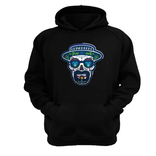 Genérico - Polerón Canguro Heinsenberg Negro Talla L Unisex