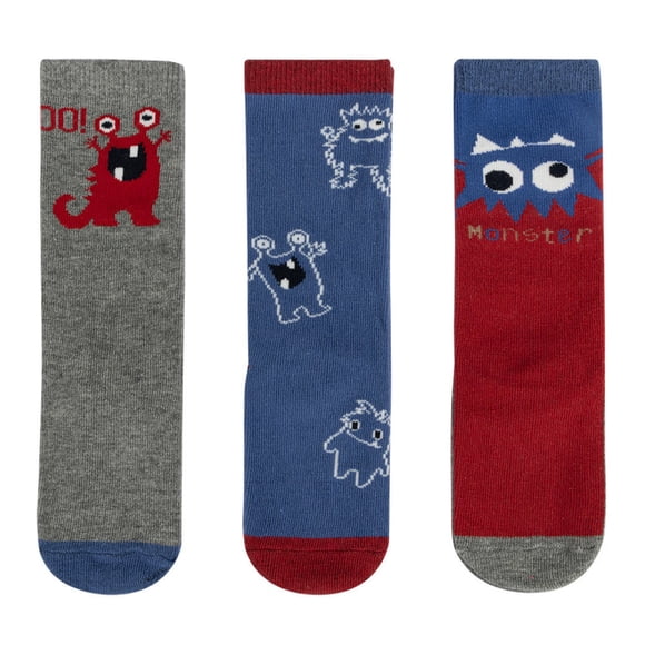 Tripack Calcetines INFANTI Funny Monsters S (6 a 9 meses).
