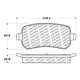 thumbnail image 2 of Pastillas Freno para auto Chrysler Town & Country 2008-2016 Trasero, 2 of 6