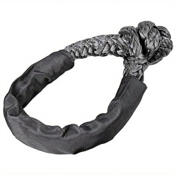 Shatter Resistant Synthetic Soft Shackle Rope Heavy Duty Off-road 4X4 Traction Shackle With Protective Sleeve Recovery