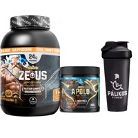Palikos Fitness - Proteina Zeus Complex 1Kg Cappuccino + Creatina Apolo 300G + Shaker