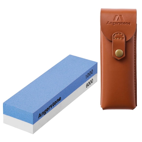 Afilador de cuchillos de bolsillo Stone Angerstone 1000/6000 con funda