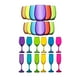 thumbnail image 1 of Set 24 Copas Vasos Vidrio Cristar Full Color Celebraciones, 1 of 3