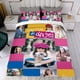 thumbnail image 4 of Carinha de Anjo Conjunto de sábanas temático, trío de piezas, cómodo y amigable con la piel, diseño único, regalo de decoración para el hogar para familiares, amigos y fans,173cm *218cm, 4 of 6