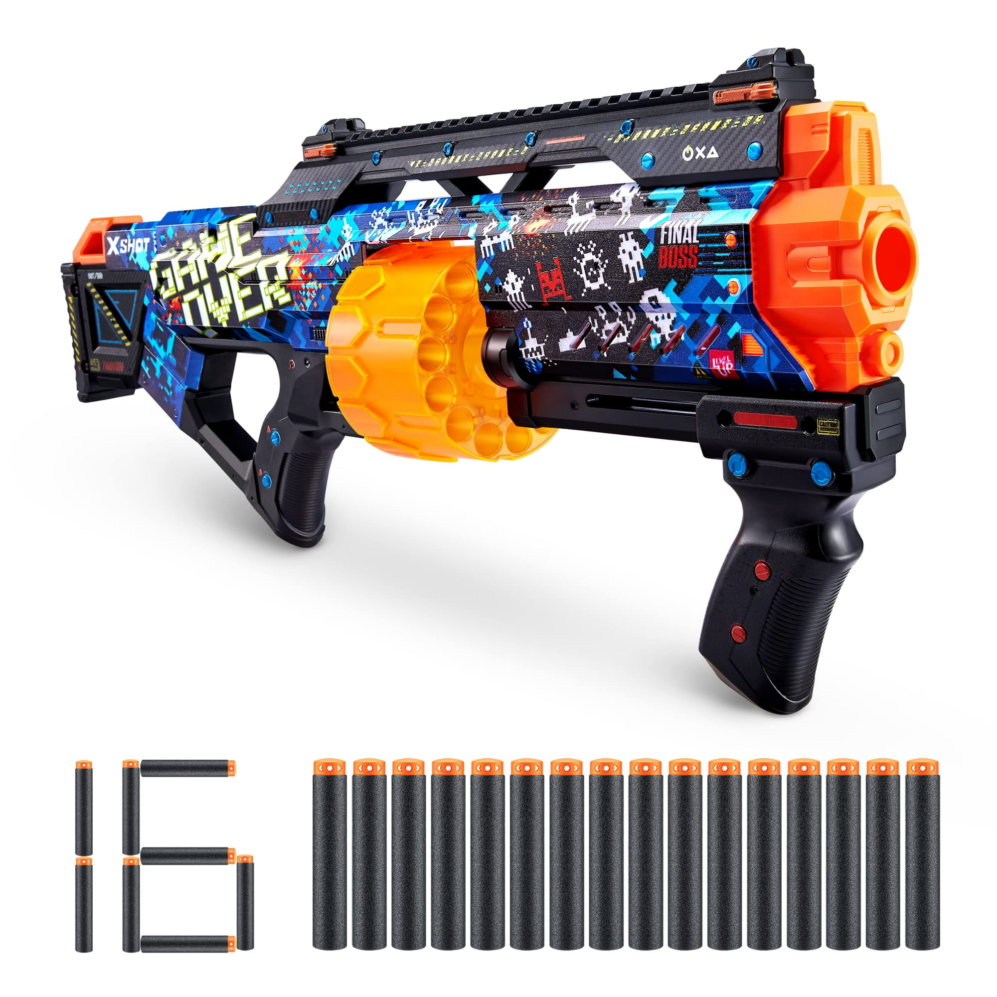 Juego De Más De 16 Dardos Toy Foam Blaster Xshot Skins Last Stand