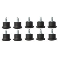 Ioensy - 10 Uds. Deslizantes Para Sillas Para Reemplazar Ruedas, Deslizadores Para Sillas De Oficina Para Muebles De Sofá