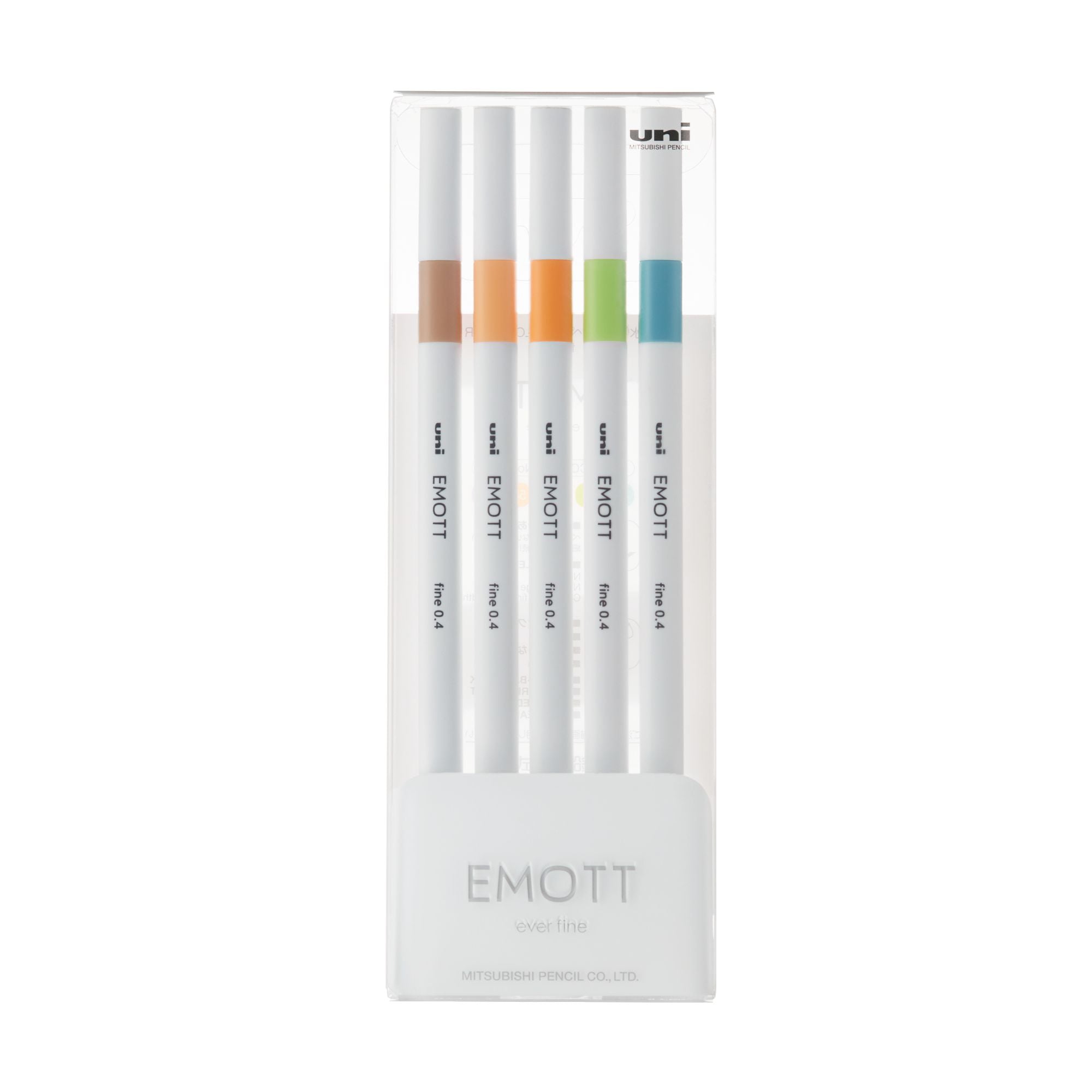 Faber Castell - Set Tiralíneas Uniball Emott Pem-sy N°6 X5 Colores