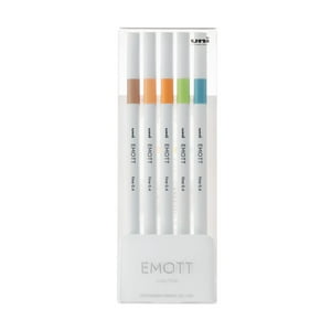 Faber Castell - Set Tiralíneas Uniball Emott Pem-Sy N°6 X5 Colores