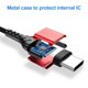 thumbnail image 3 of Cable USB‑C Durcord Pack de 2, 3 m, 100 W carga rápida, rojo, 3 of 7