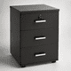 thumbnail image 3 of Gabinete Archivero Negro  con 3 Cajones y Llave para Oficina o Home Office, 3 of 7