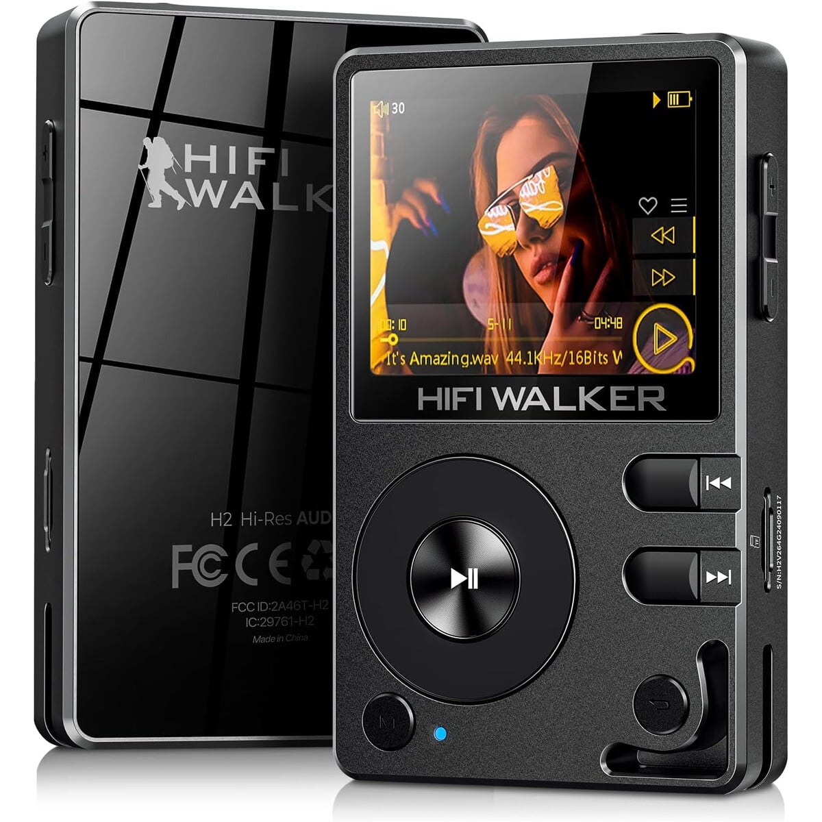 Reproductor Mp3 Hifi Walker H2 Bluetooth Dsd128 256gb