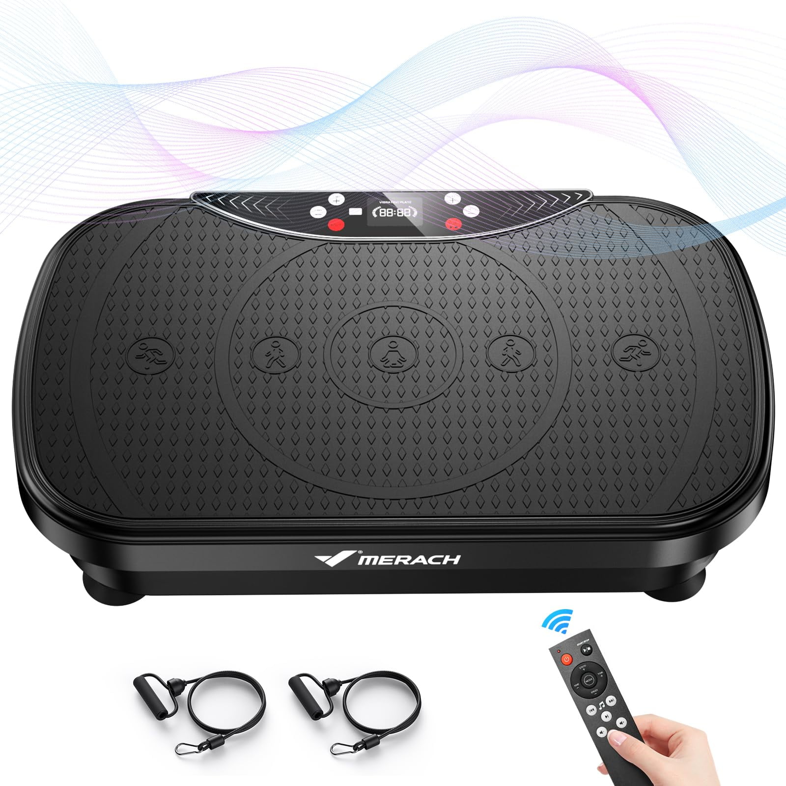 Máquina De Ejercicios Con Placas Vibratorias Merach Para Bajar De Peso