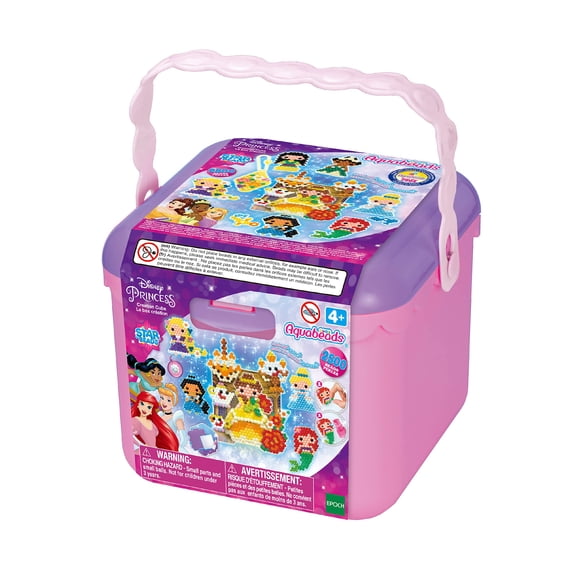 Kit de abalorios Aquabeads Disney Princess Creation Cube con 2500 cuentas