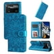 thumbnail image 3 of Funda tipo cartera FOXDOCK para Xiaomi Poco X4 Pro 5G , diseño girasol en relieve, cuero PU, cierre magnético, soporte y tarjetero, 3 of 5