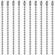 thumbnail image 1 of Collar de cadena de bolas de aluminio #3 – paquete de 10 (76 cm), 1 of 1