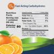 thumbnail image 3 of Gel de Glucosa TRUEplus 15g Carbohidratos de Acción Rápida Sabor Naranja Paquete de 12, 3 of 7