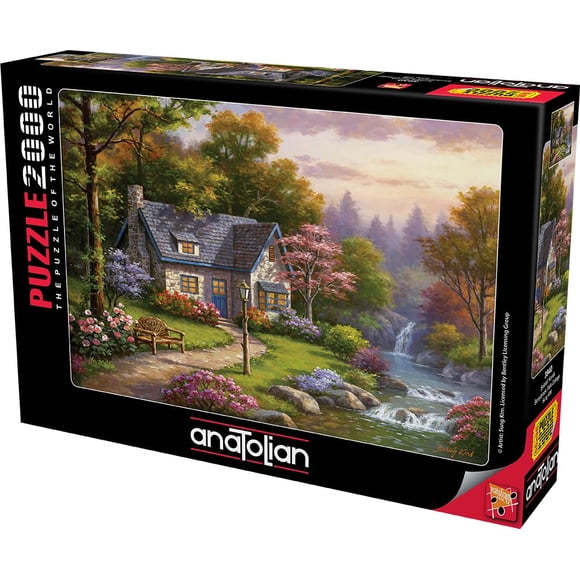 Puzzle Anatolian, 2000 piezas, Stonybrook Falls Cottage