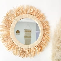 Made In Marruecos - Espejo De Rafia Grande