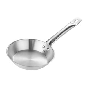 Magideal - Sartén Antiadherente, Sartén De Acero, Sartén Universal Redonda Para Freír Huevos, Carne, Panqueques, Utensilios De Cocina, Olla Para Uso Doméstico En 18 Cm