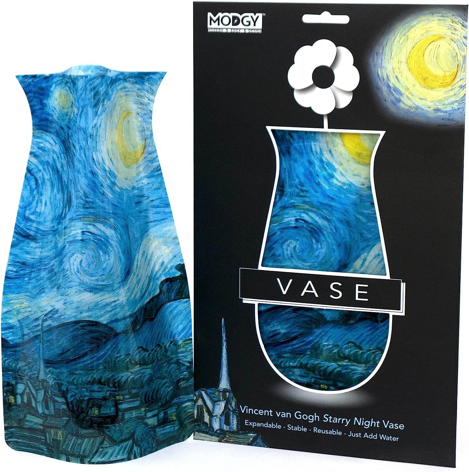 Jarrón De Plástico Modgy Vincent Van Gogh Starry Night Ampliable