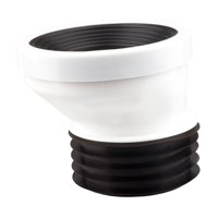 Magideal - Reemplazo De Cambiador De Brida De Inodoro Descentrado, Fácil De Instalar, Conector Versátil, Tubería De Conexión De Inodoro Para Desagüe De Bañera De Quitar 2 Cm