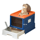 thumbnail image 1 of Inodoro Semicerrado Para Gatos Caja De Arena, 1 of 1