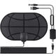 thumbnail image 1 of Antena de TV digital HD amplificada, compatible con TV Stick 4K 1080p y todos los televisores antiguos. Amplificador de señal con interruptor inteligente para interiores. Admite canales locales con, 1 of 8
